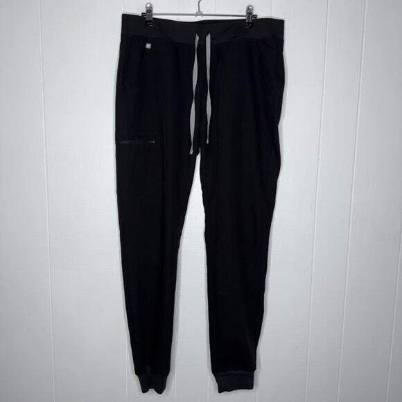 Figs Pants - Figs Women’s Tech Collection Jogger Scrub Pants Black Size Large Tall